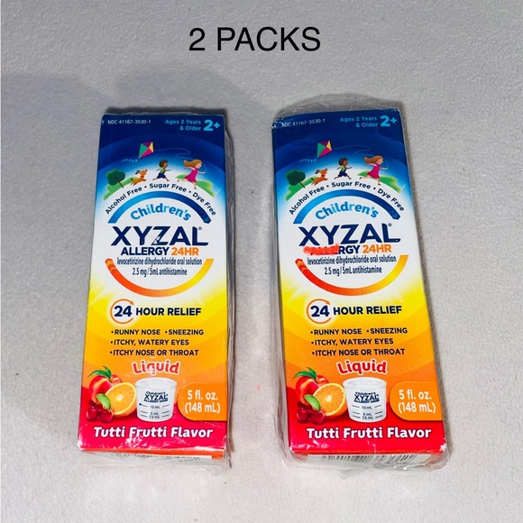 Xyzal Other 2 Packs Lol Xyzal 24 Hour Childrens Allergy Relief 5 Fl